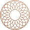 Ekena Millwork Cannes Wood Fretwork Pierced Ceiling Medallion, Cherry, 26"OD x 8 7/8"ID x 3/8"T CMWP26X26X0375CNCH - alternate 1